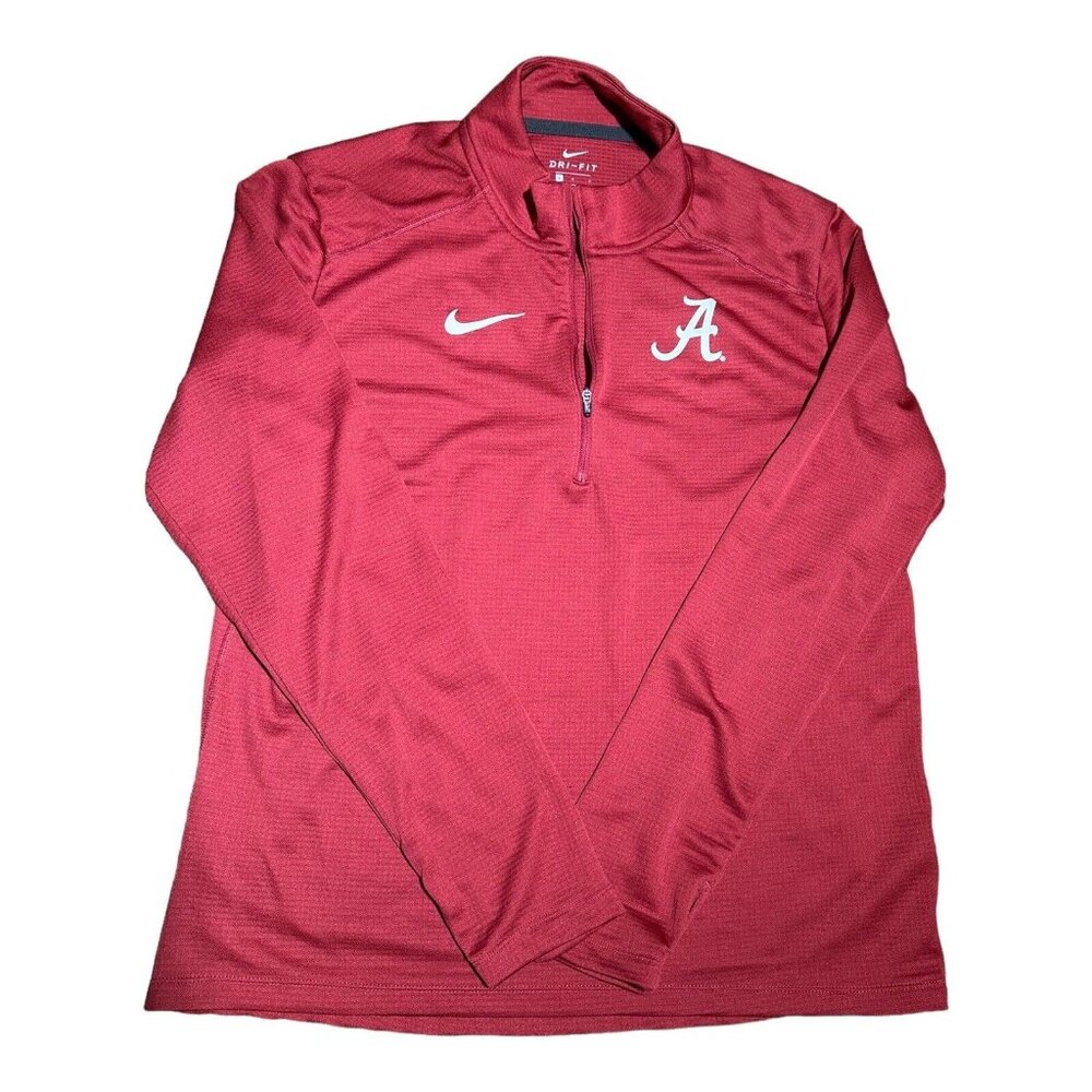 Nike Dri-Fit Alabama Crimson Tide Golf 1/4 Zip Pullover Men's L Roll Tide
